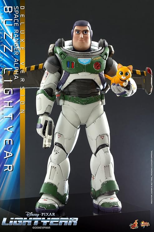 Movie Masterpiece Buzz Lightyear Space Ranger Alpha / Deluxe Edition, 1/6 Scale Figure, White, Approx. 11.8 inches 30 cm Tall