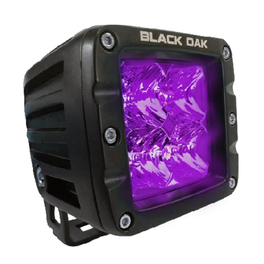 blackbox ultraviolet2 LED無しVer. UV LED Blacklight, 2 Pack HouLight High Power 10W LED Black