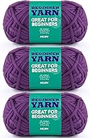 Vista 11 de 60g de hilo rosa verde para ganchillo y tejer; 66m (72 yardas) de hilo de algodón para principiantes con puntadas fáciles de ver; Peso medio de hilo