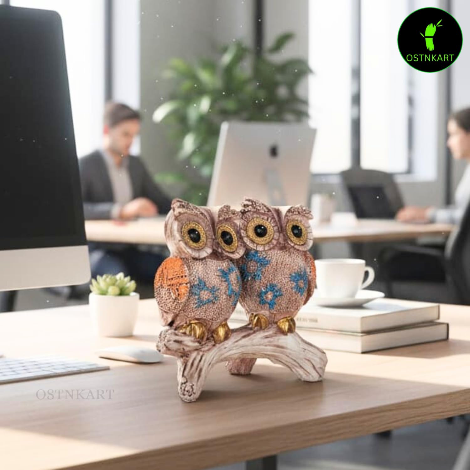 Buy OSTNKART Owl Statue for Good Luck – 6 Inch Resin Figurine