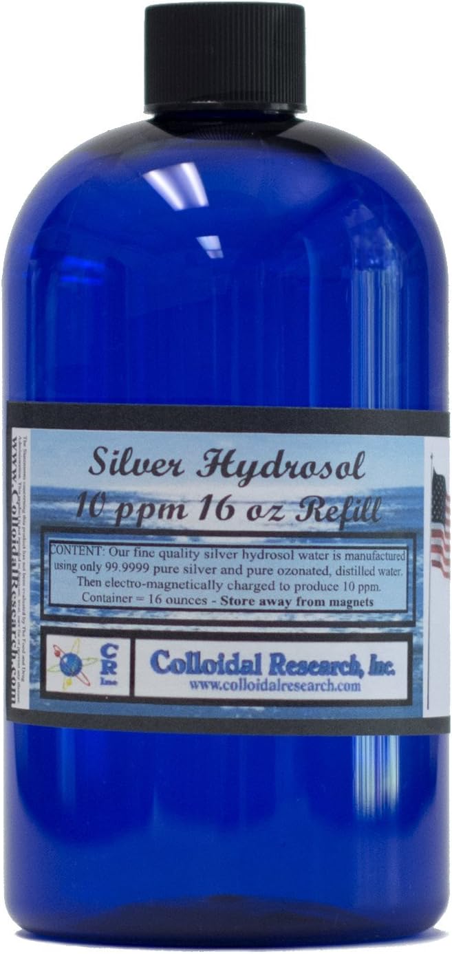 Silver Hydrosol Water 16 Ounce Refill --Top Quality--