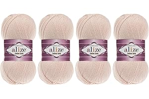 Alize Cotton Gold Acrylic Yarn 55/45 Cotton Blend for Crochet Knitting Art...
