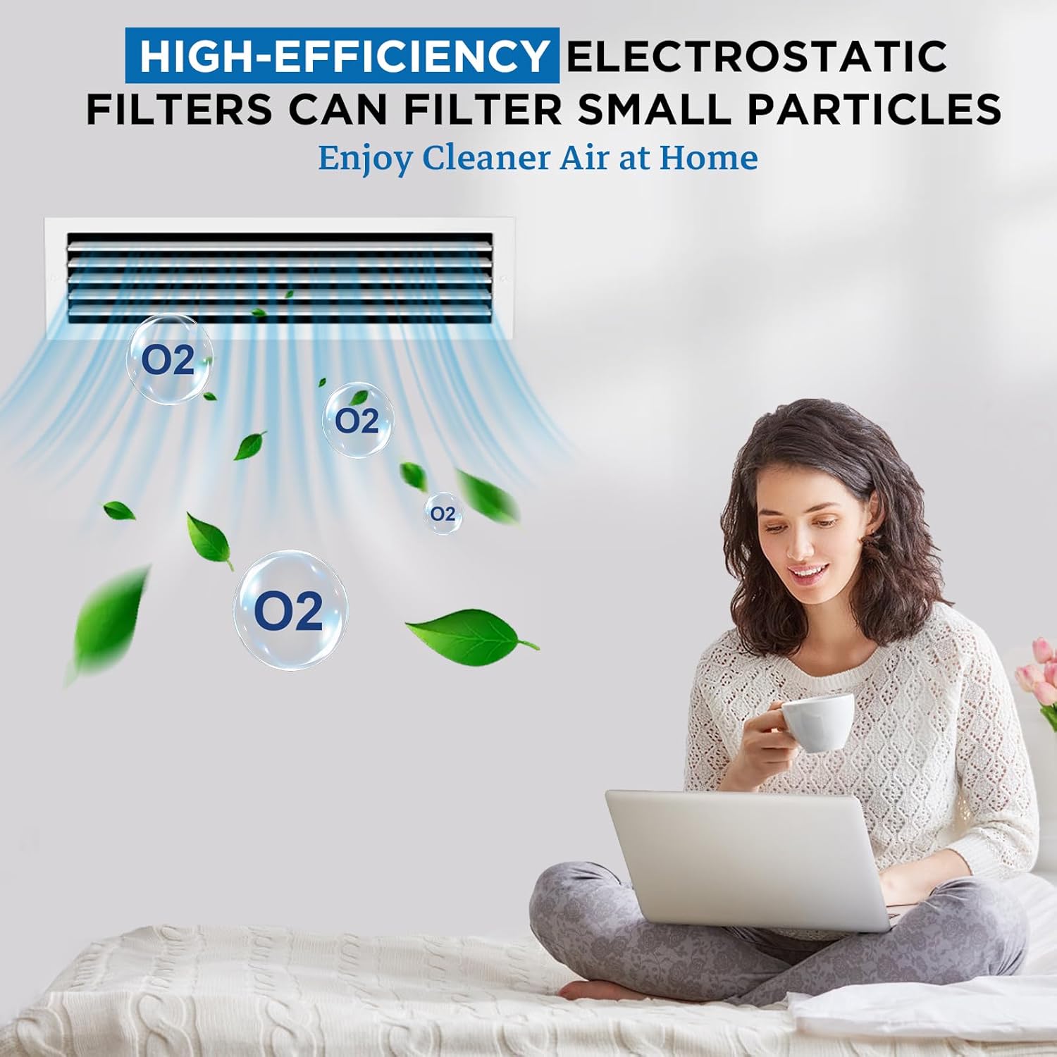 Air Vent Filters Roll, 120" x 12" Cut to Fit (50+ Filters), MERV 8 Triple Vent Filter Kit for HVAC Furnace Vents, Home Floor, Ceiling, Grilles - Image 6