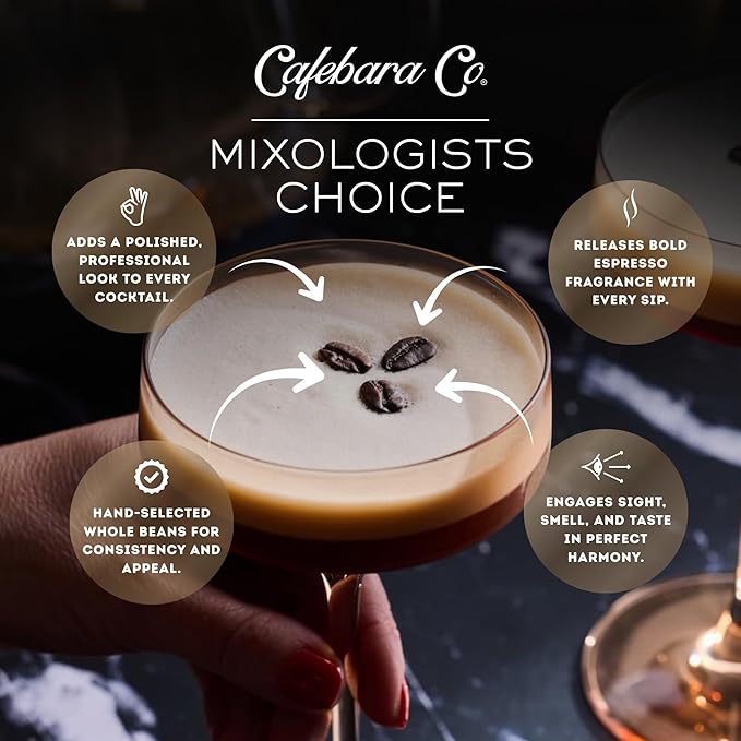Cafebara Co. Espresso Martini Garnish Coffee Beans - 5oz miniatura 3