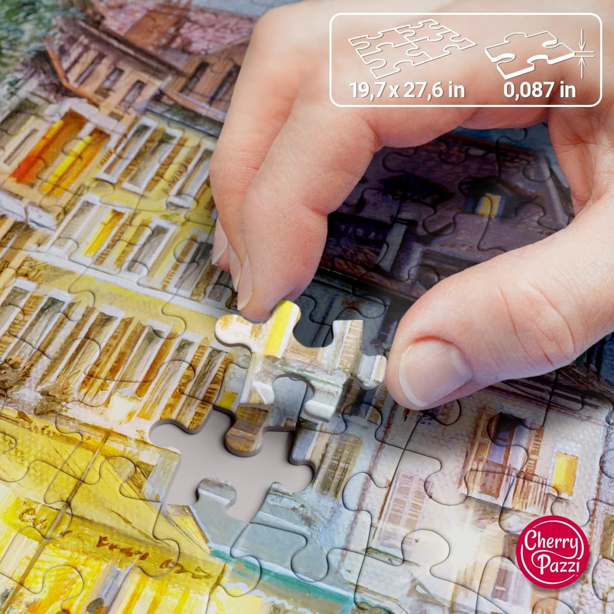 Evening in Annecy – Rompecabezas de 1000 piezas, alta definición