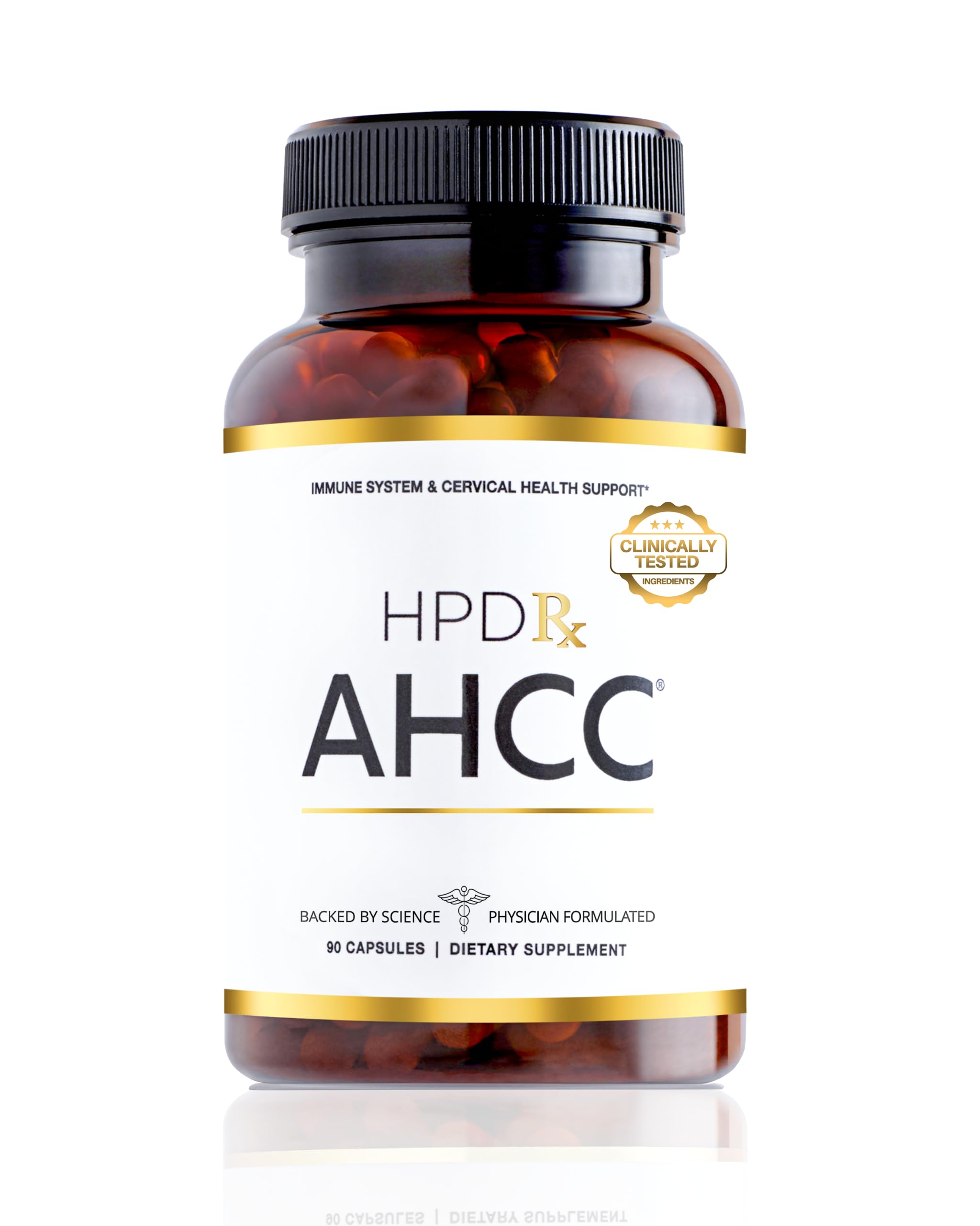 HPD Rx Premium AHCC & Shiitake Mushroom 1100 mg | 30-Day Supply, 1-Pack