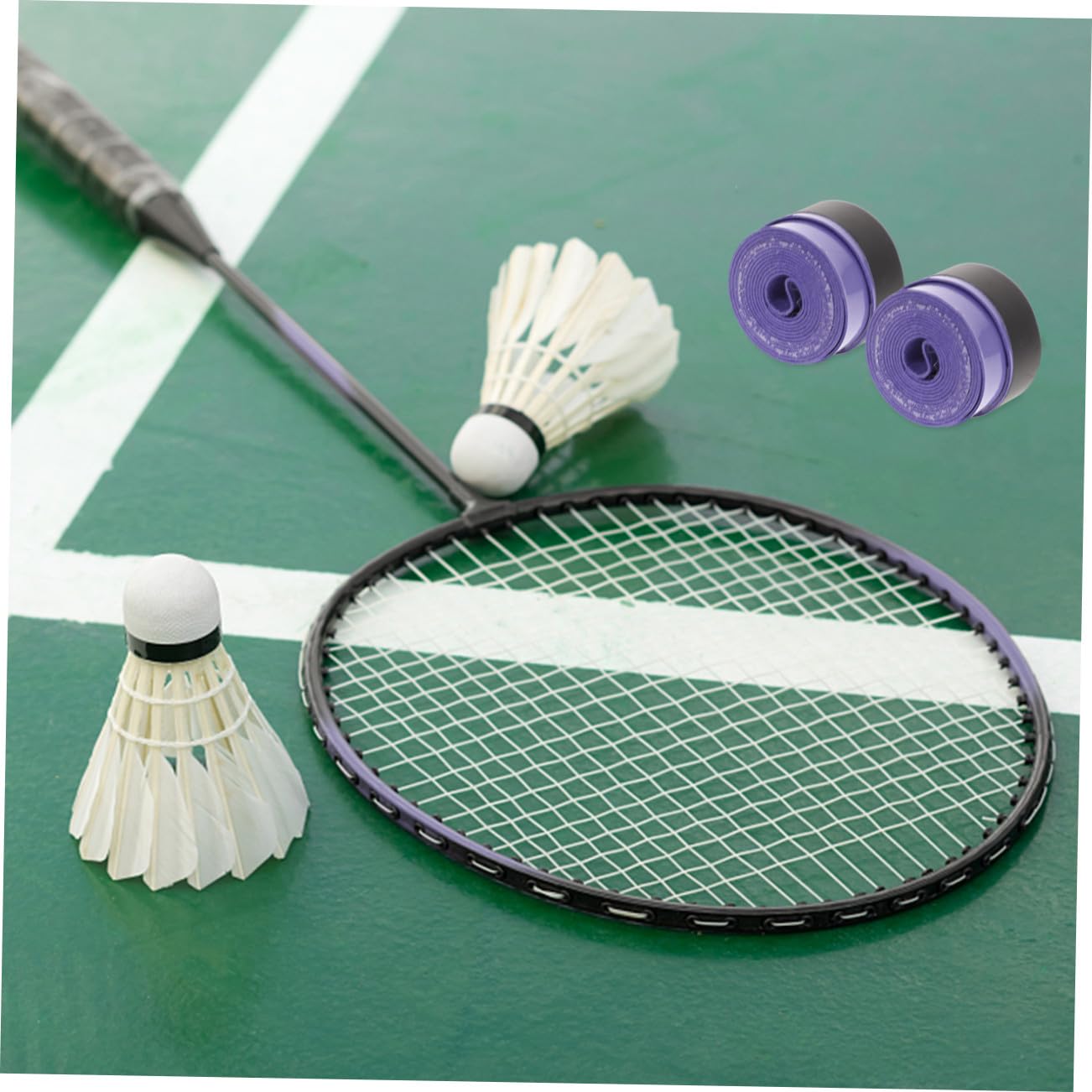 ifundom Fascia bandalette Racchetta Paddle Gli Sport Impugnatura Assorbente per Racchetta da Tennis Fasce per Racchette assorbenti Il ​​Sudore Nastri Antiscivolo assorbenti Rosso