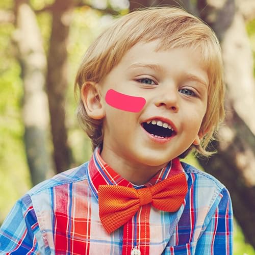 Miniatura 8 de Toddmomy 80 pares de calcomanías deportivas para ojos debajo de los ojos, calcomanías rosas para ojos deportivos, béisbol, fútbol, softbol, ojos