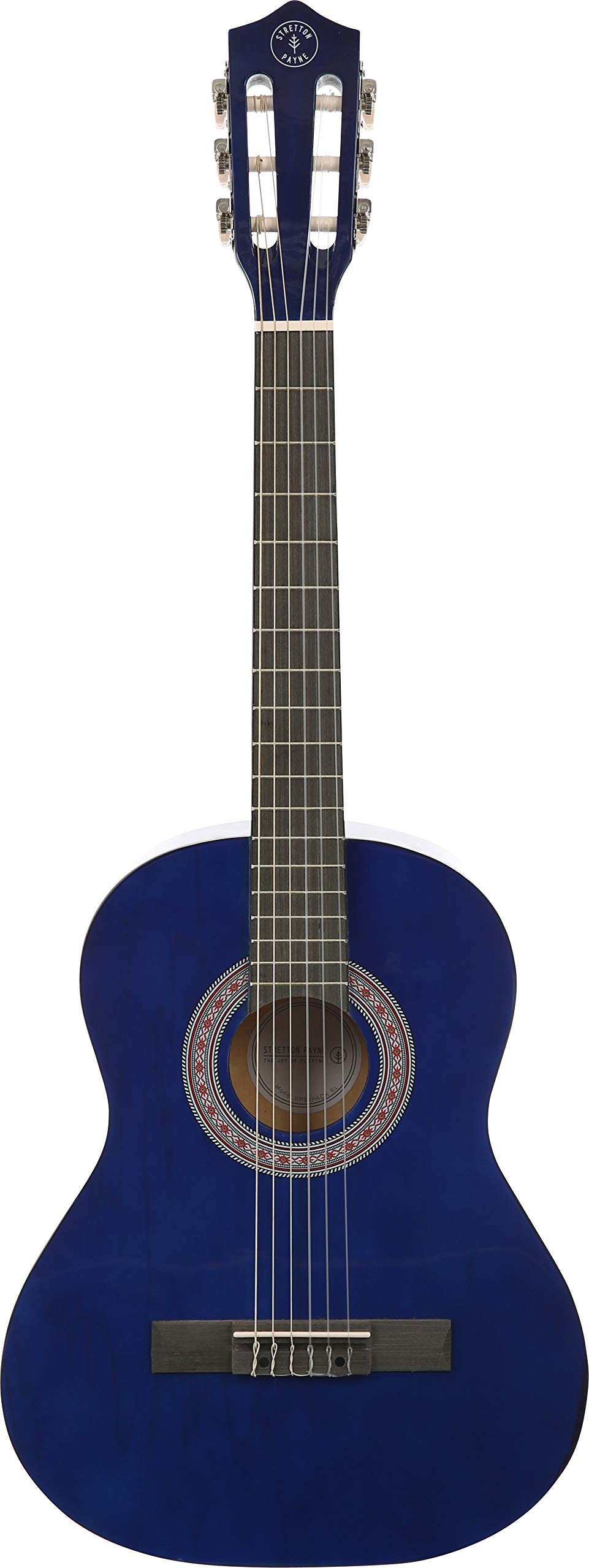 Guitare acoustique 3/4 de taille (36 'pouce) Cordes en nylon pour guitare Lot Bleu