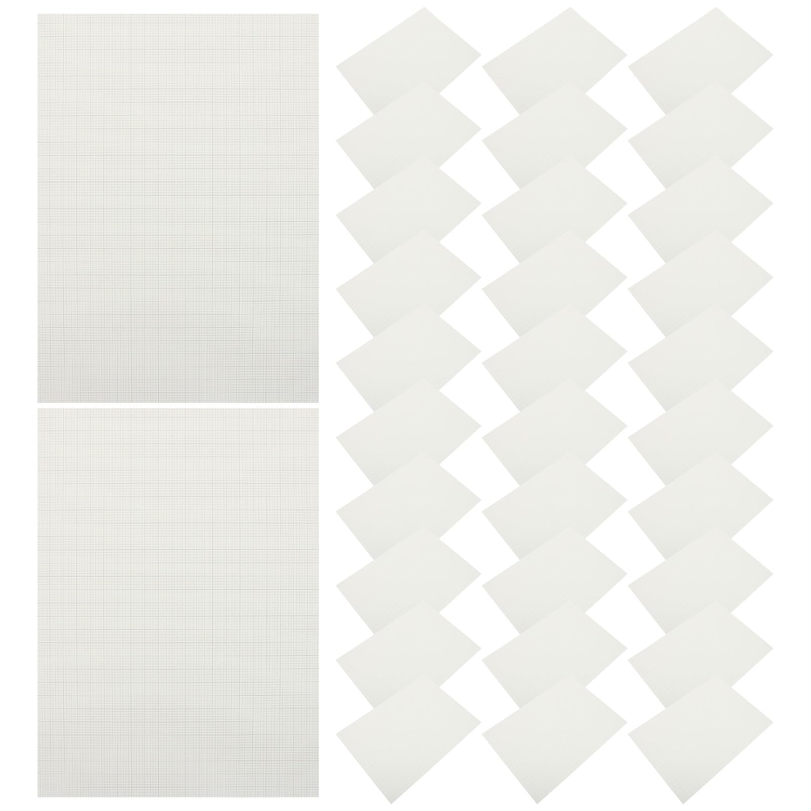 Operitacx Blocco di carta millimetrata formato A4 da 100 fogli, con griglia, righe a quadretti, ideale per architetti, ingegneri, designer, matematici e disegnatori.