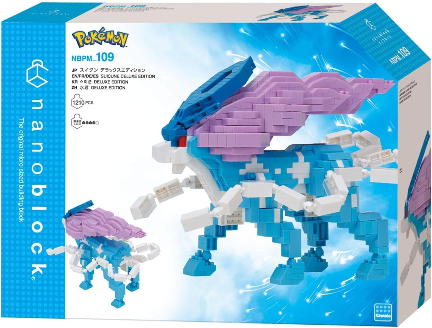 Kawada NBPM_109 Nanoblock Pokemon Suikon Deluxe Edition NBPM_109 2.8 x 11.0 x 8.3 inches (7 x 28 x 21 cm), 12 Years Old Interior Hobby
