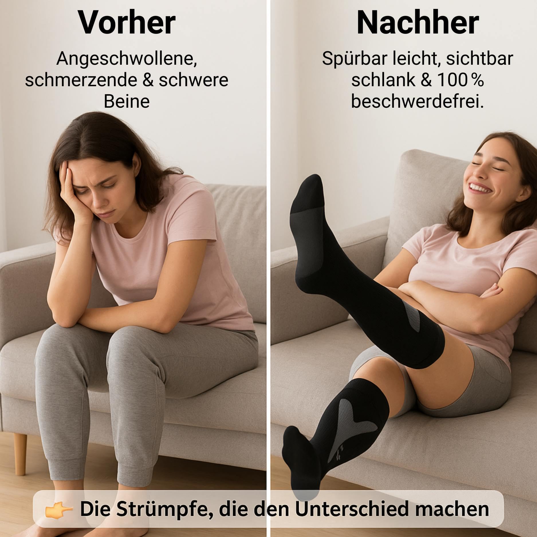 Mevery - Kompressionsstrümpfe Kompressionsstrümpfe für Damen und Herren - 3 Paar Kompressionsstrümpfe ideal für Sport, Laufen, Reisen, Fitness und Fußball - Erhöhen Sie Ihre Leistung