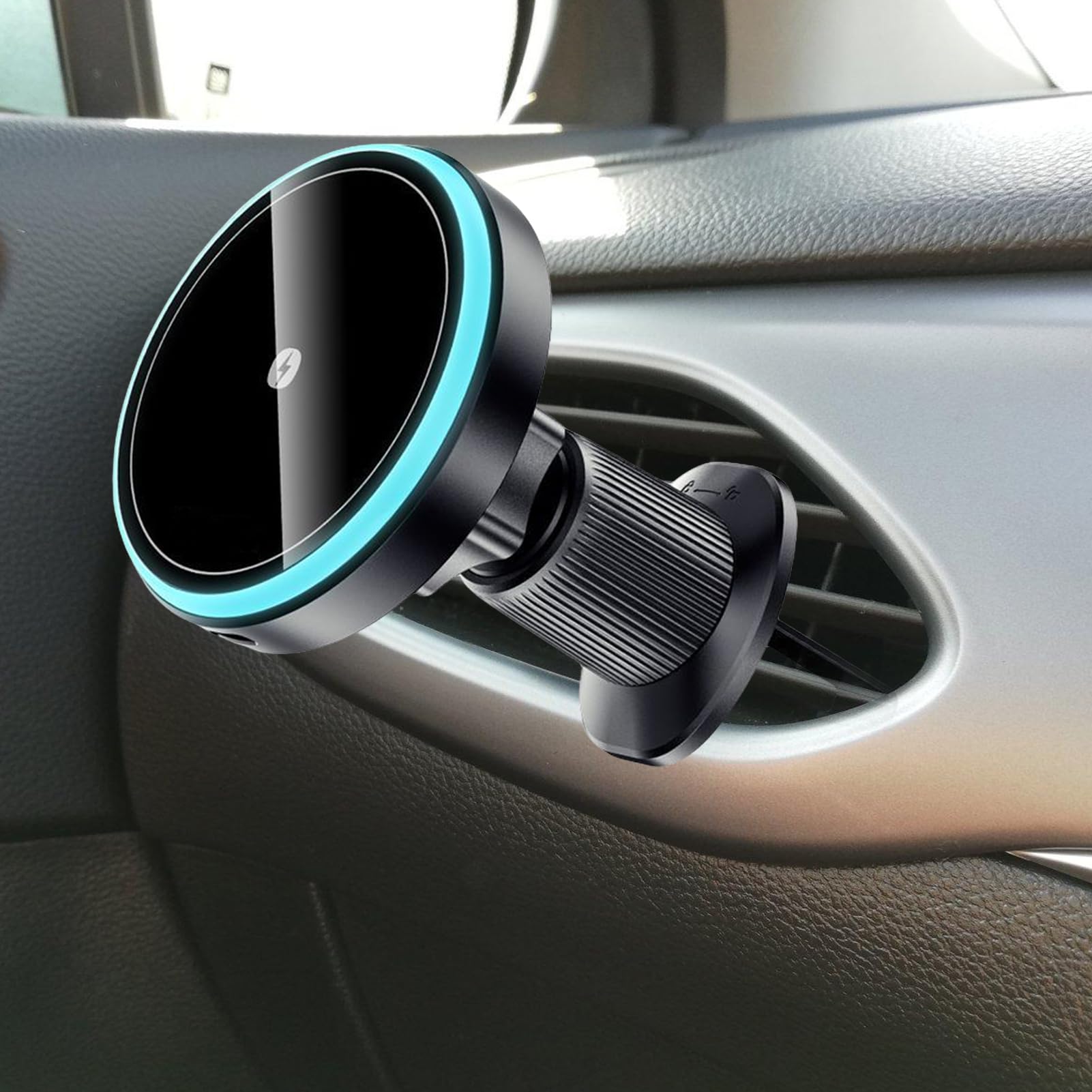 Caricatore Wireless Auto Angolazione magnetica regolabile | Porta telefono da cruscotto Supporto Da Cruscotto, Console E Bocchetta 'Aria Per Veicoli