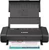 Impresora Portátil Inalámbrica Canon PIXMA TR160, Bandeja de 50 Hojas y Pantalla de 1.44", ENERGY STAR 1