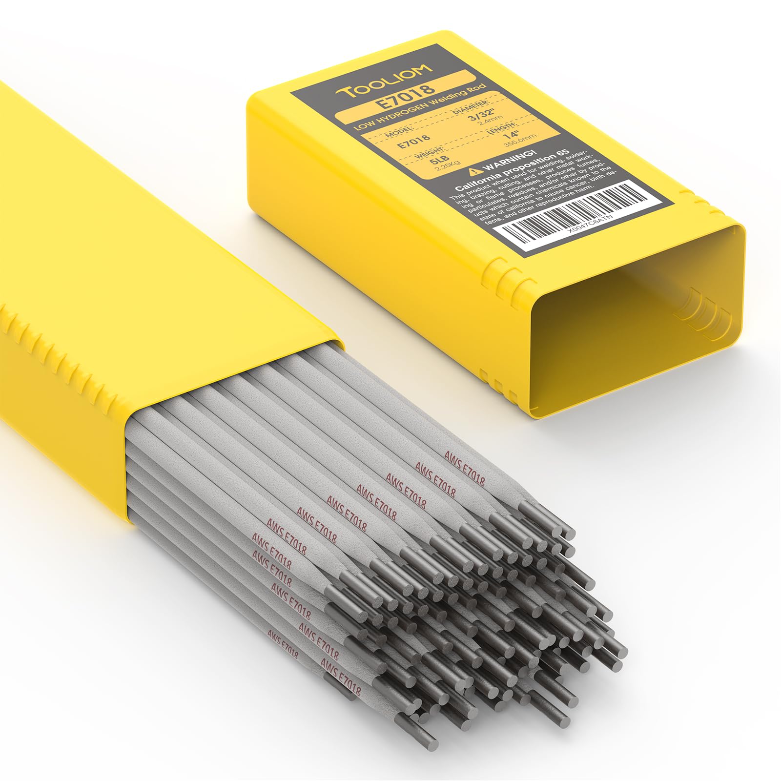 Sponsored Ad - TOOLIOM E7018 Low Hydrogen Welding Rod 3/32" 5LB Carbon Steel Stick Electrodes