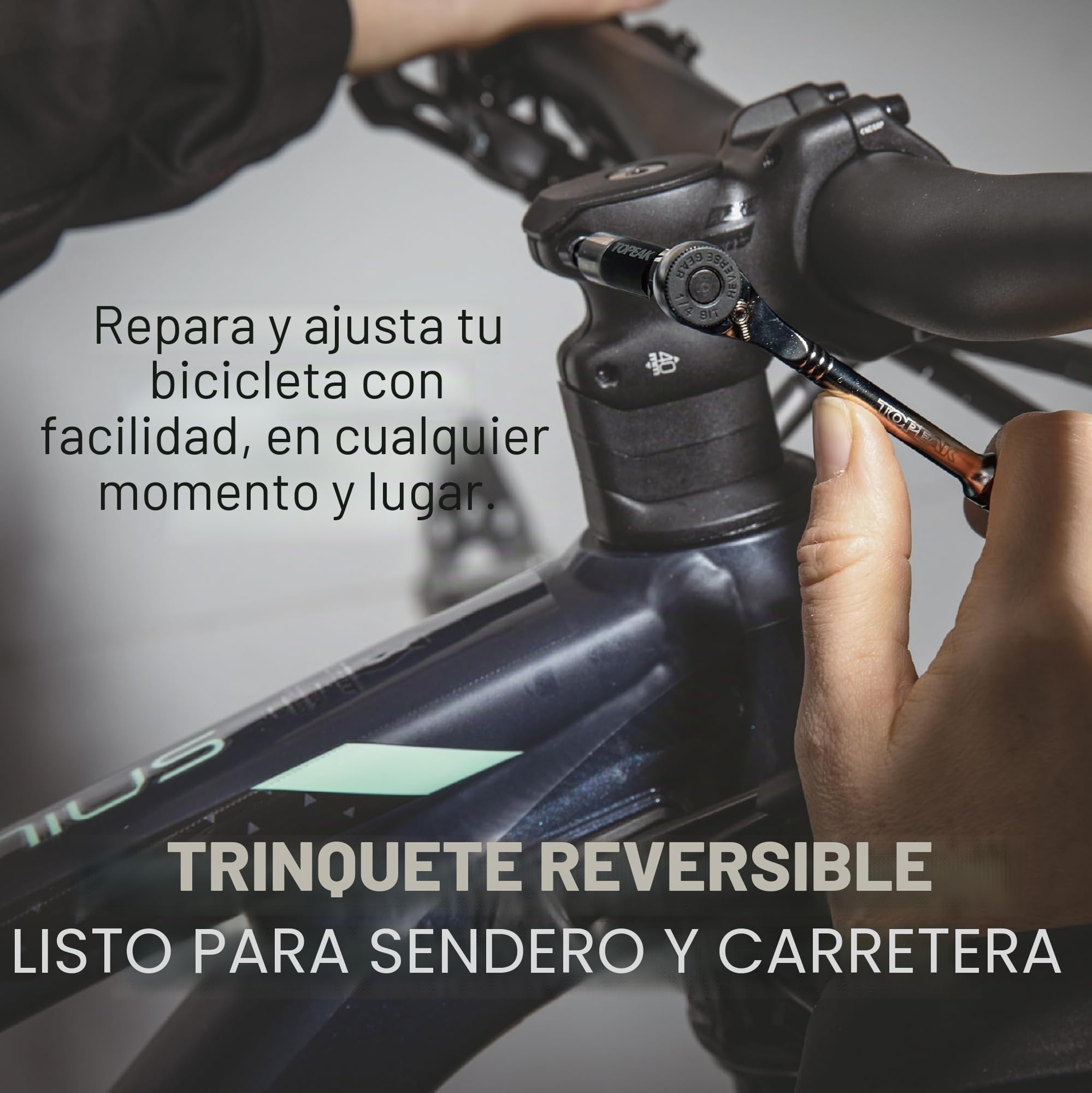 Topeak Torq Rocket MiniX - Llave dinamométrica - Herramienta de trinquete ajustable de 1-6 Nm con 11 puntas y funda de transporte