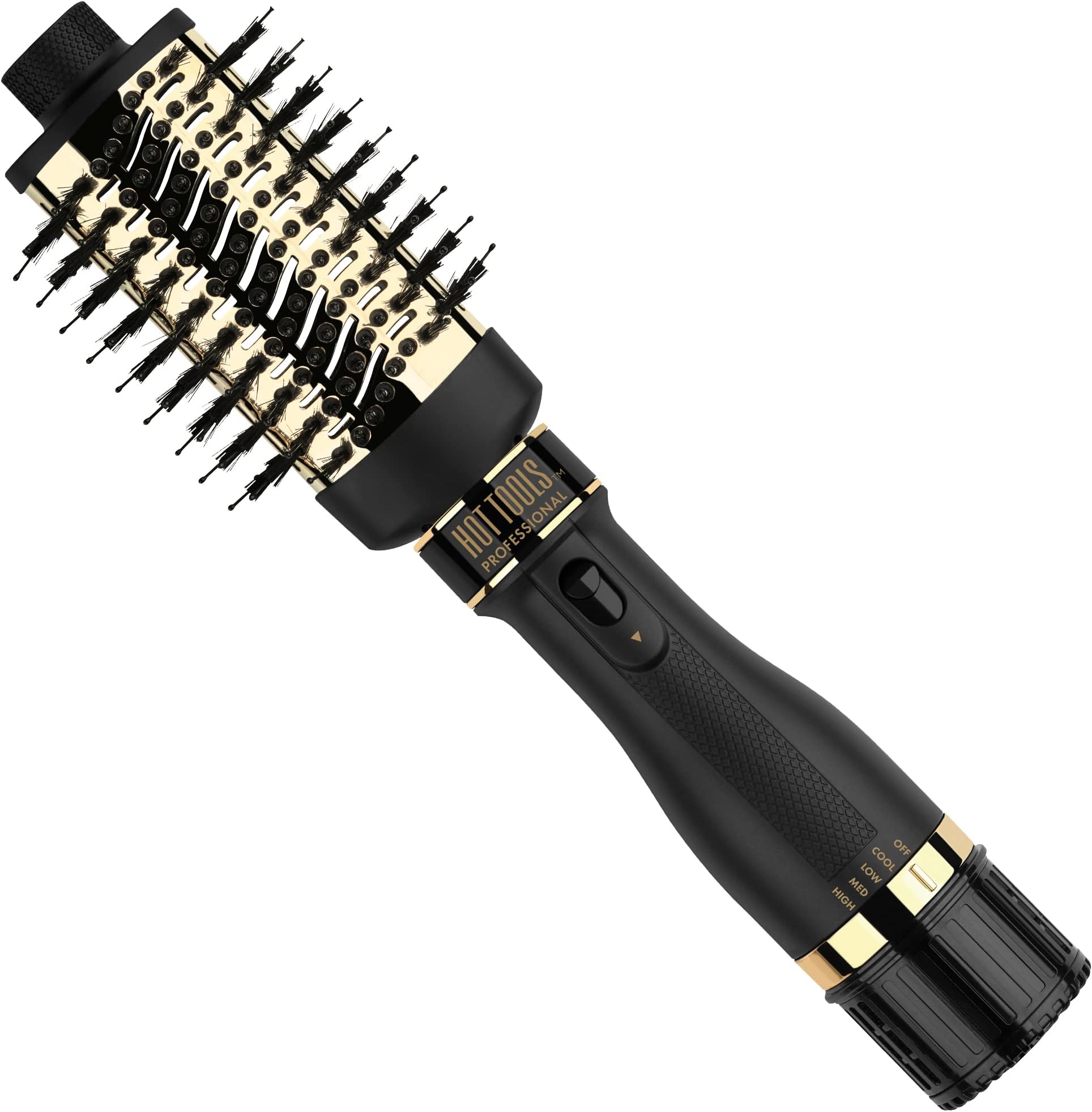 Pro Artist 24K Gold One-Step Small Detachable Blowout & Volumizer | Salon Quality Blowouts at-Home
