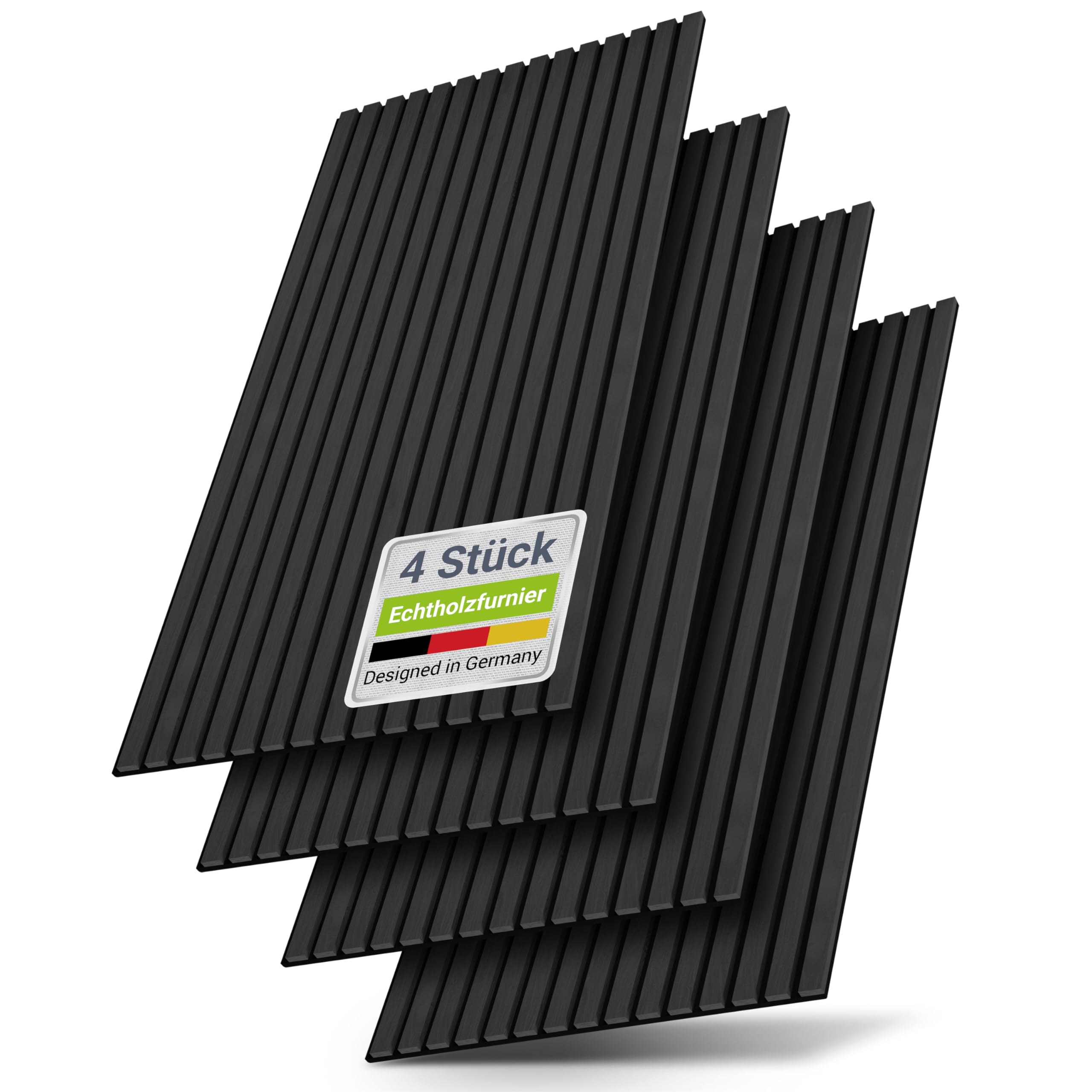 JUSKYS® Paneles de pared acústicos – 4 paneles de pared 120 x 60 en roble
