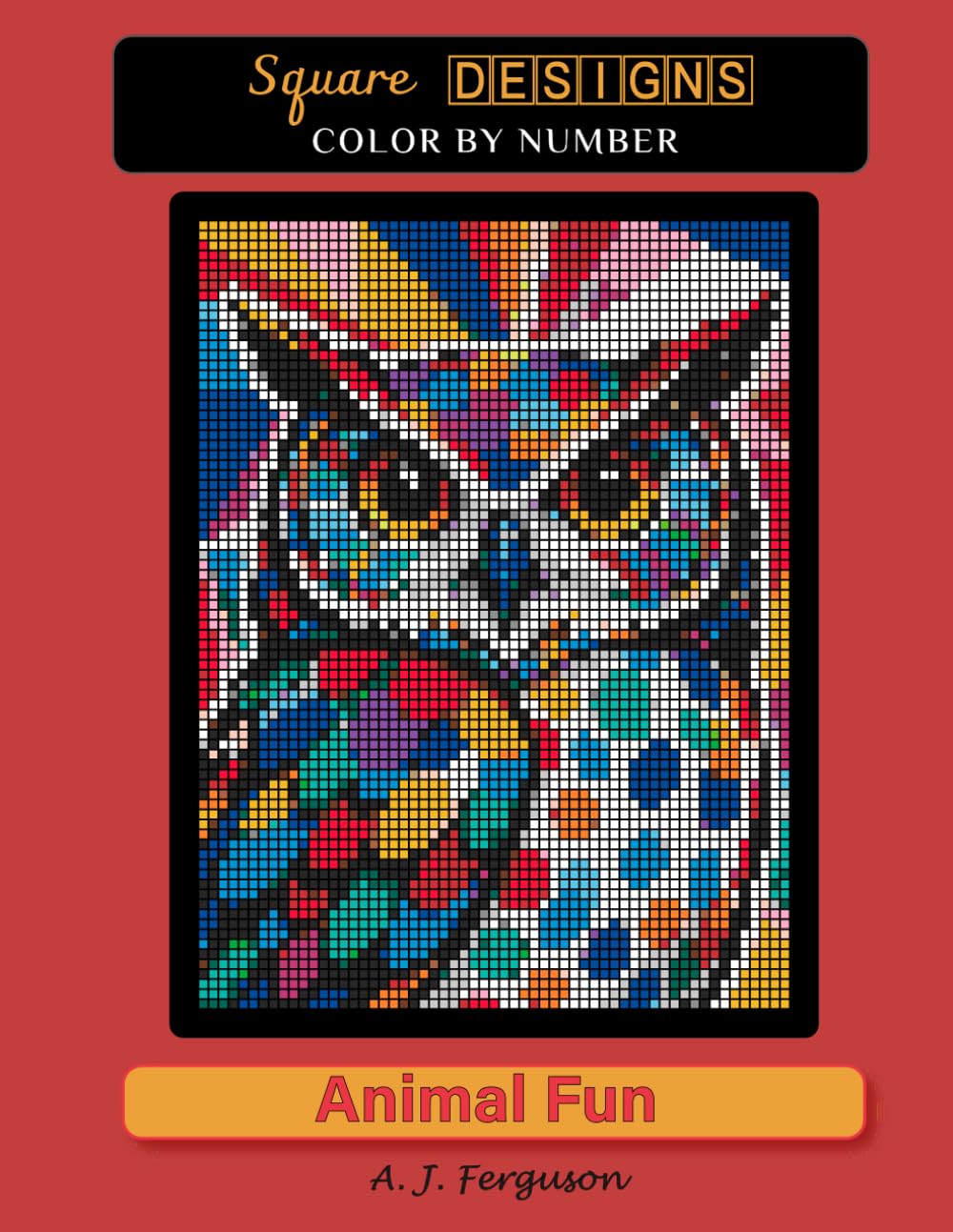 Animal Fun Color by Number book - Standard paper