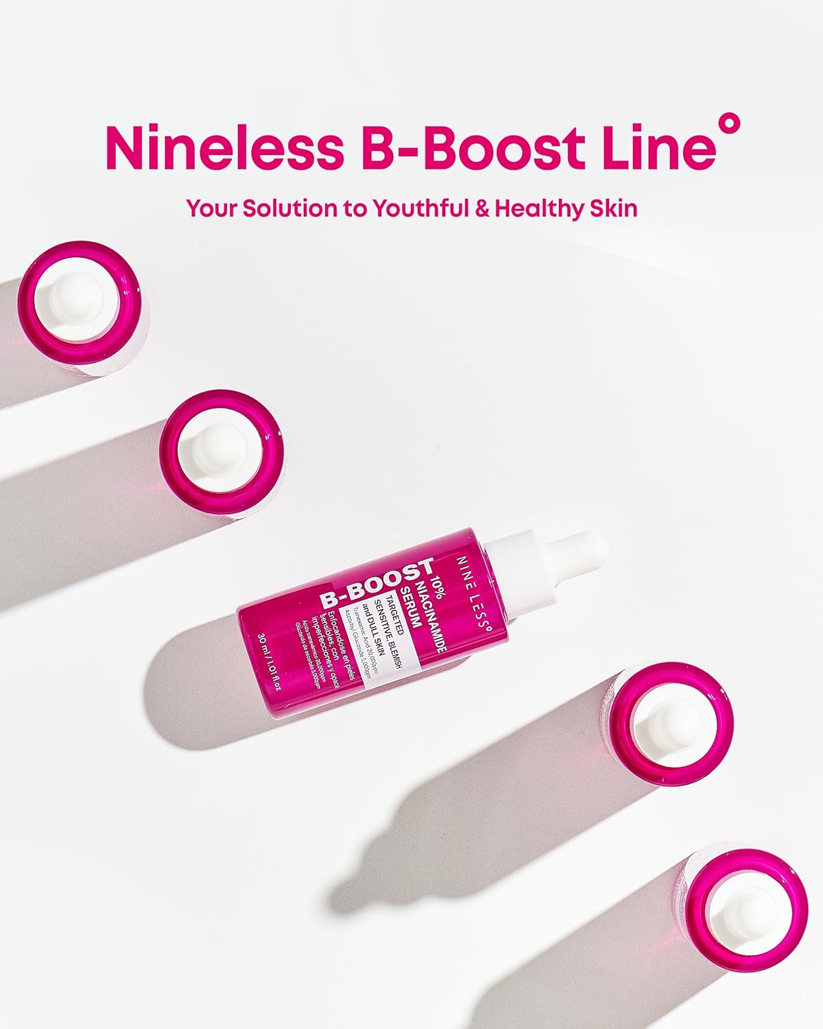 B-Boost 10% Niacinamide Serum – Korean Face Serum for Even Skin Tone – Tranexamic Acid & Glutathione – Revitalize Complexion, 1.01 fl.oz. - Image 7