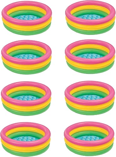 Miniatura 1 de Intex - Piscina hinchable para bebés y niños 8 unidades 340 x 100in