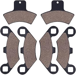 Front and Rear Brake Pads for Polaris Sportsman 500 400 335 Scrambler 400 500 Trail Blazer 250 400 Magnum 325 500 Sport 400 Diesel 455 Xpedition 425 325 Trail Boss 325