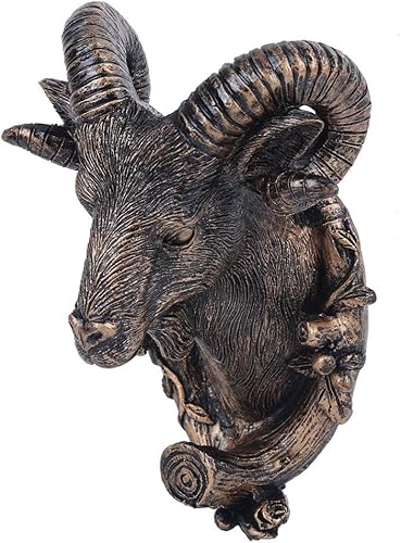 Fydun Cute Retro Horse, Animal Shape Wall Hanging Hook Coat Hat Clothes Goat Home Bathroom Whimsical Coat Hooks Rack Hooks Decoration for Bedroom