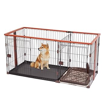 Amazon.co.jp: Shinyever 犬 サークル ウッディサークル 犬