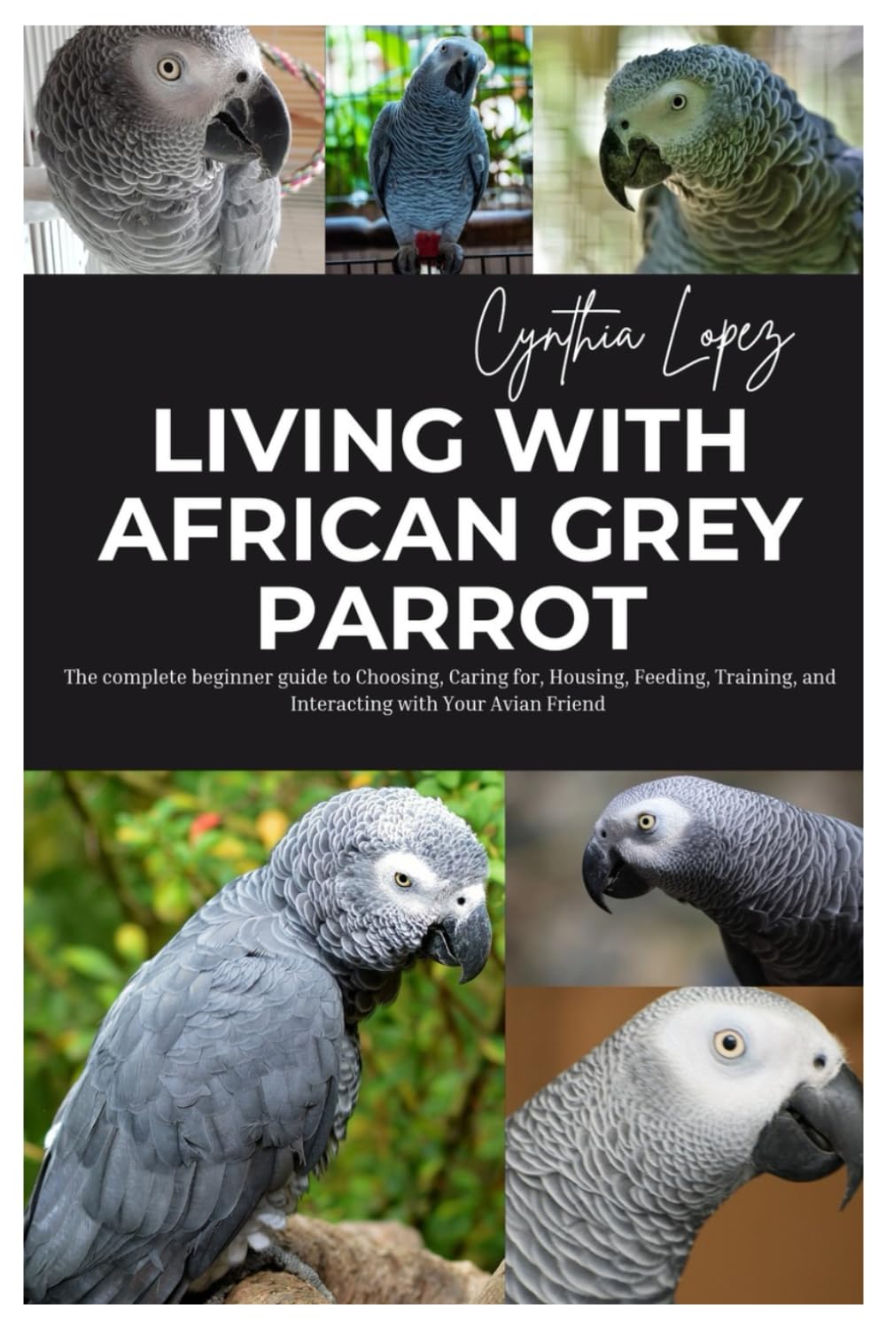 Living with African Grey Parrot: The Complete Beginner’s Guide to Choosing, caring for, Housing, Feeding, Training and Interacting with Your Avian Friend