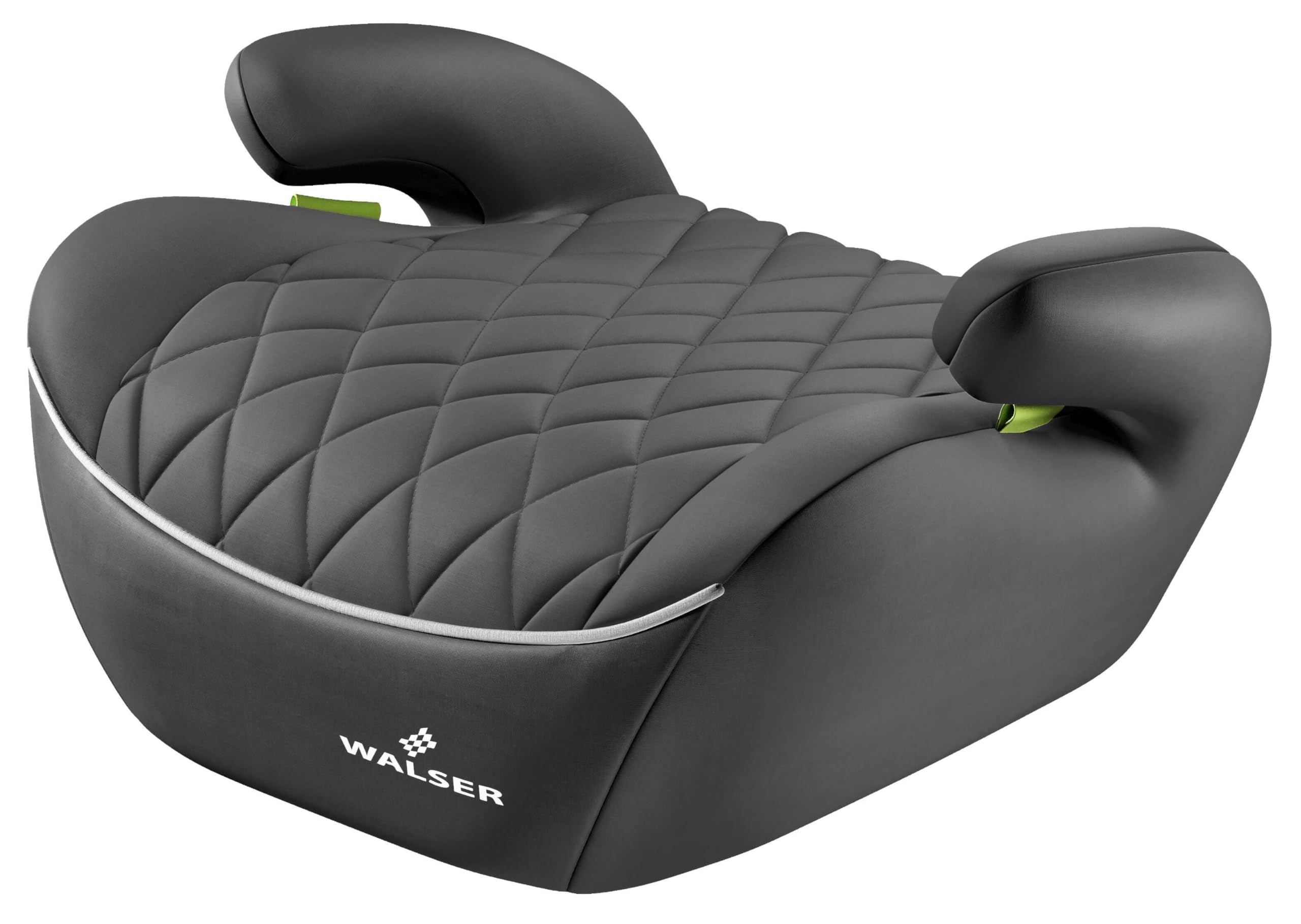 WALSER Premium seggiolino auto per bambini, seggiolino auto Andy 125-150 cm, sedile veicolo per bambini ultima norma 2024 ECE R 129 grigio