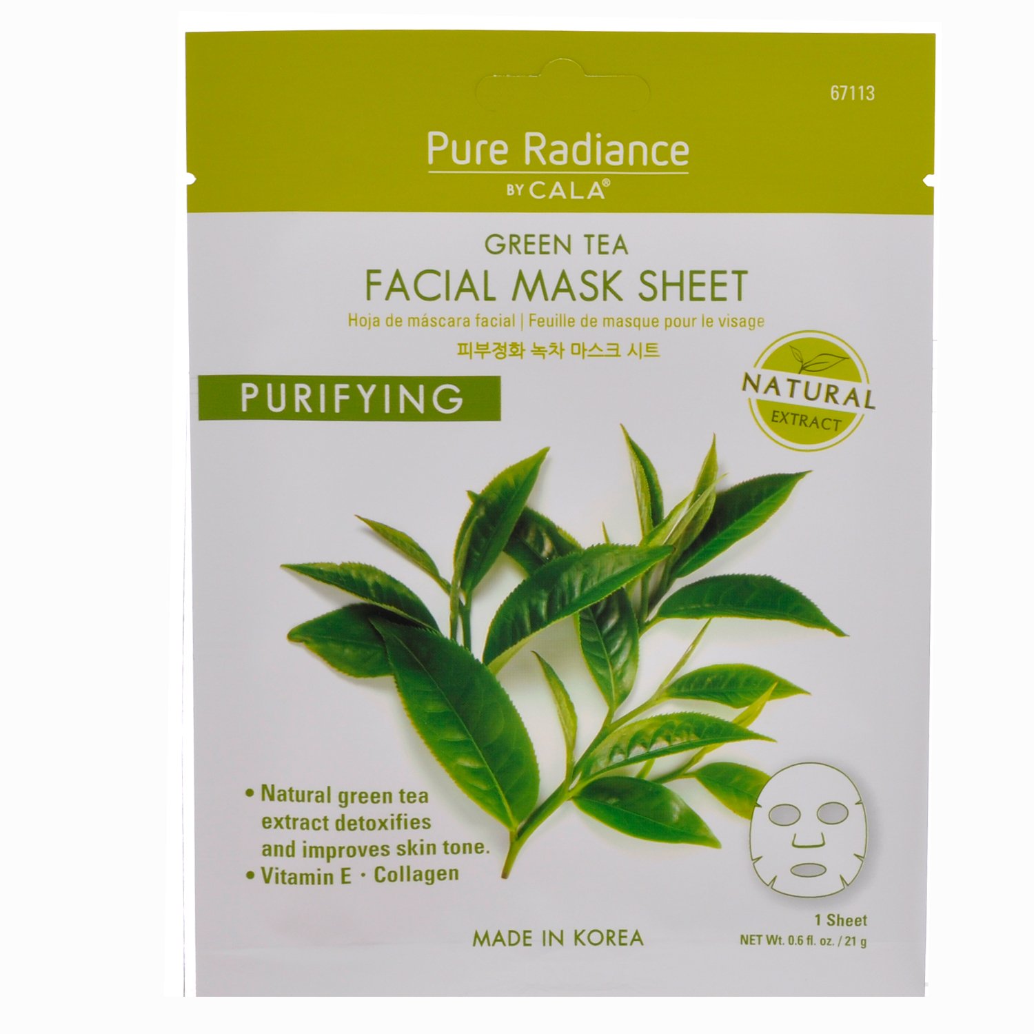 Cala Pure Radiance Collagen Age Defying Facial Mask Sheets ( 5 Sheets)