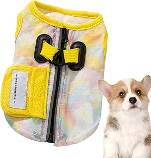 Cooling Shirt for Dogs - Pet Cooling Shirts,Lightweight Breathable Pet Clothes with Harness Ring, UV Protection Apparel fo...