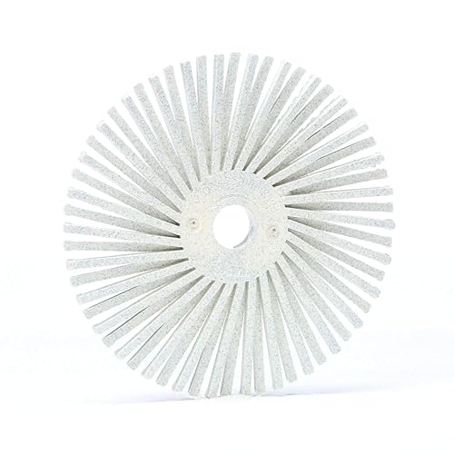 Scotch-Brite Disco radial de cerdas, 3 pulgadas x 38 en 120, 10 por caja