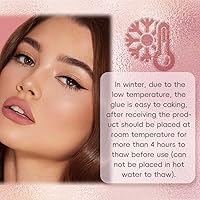 Vista 8 de FADLASH Pegamento de pestañas resistente y sellado impermeable 12ml Pegamento de pestañas en racimo para racimos de pestañas Fuerte adhesión