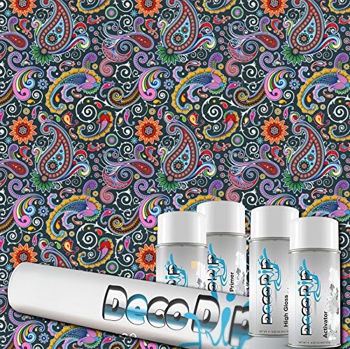 Hydrographics Film Kit - Hydro Dipping - Deco Dip Kit - Paisly - dd508 - Water Transfer Printing