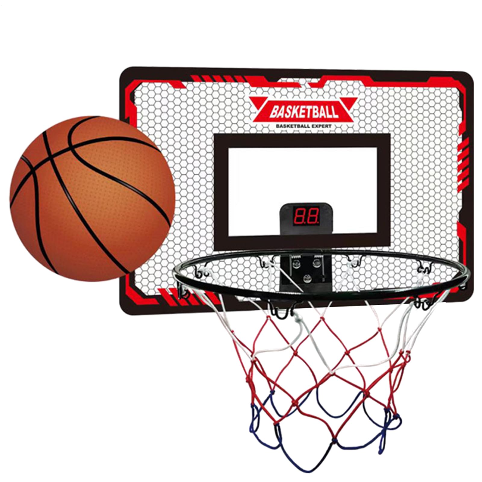 Canasta De Baloncesto Interior Set de Pelota y Accesorios Deportivos para | Canasta Baloncesto Puerta Decoración para Cuarto Infantil, Juego Deportivo para Jóvenes y Adultos, Hogar Oficina P