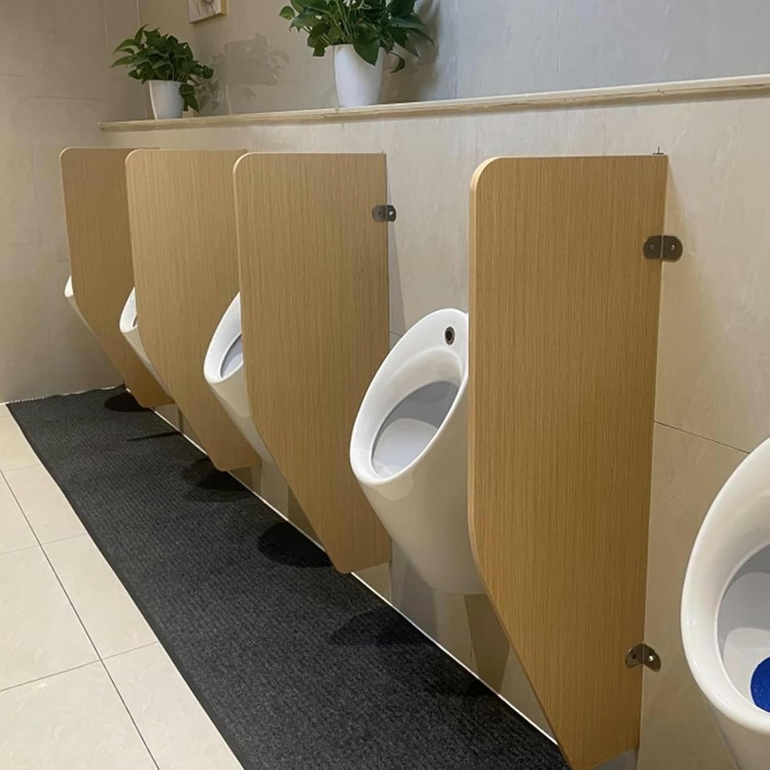 Men Urinal Privacy Screen,Solid Wood Urinal Screen Wall Toilet Partition,Mens Urinal Privacy Screen,Wall-Mounted Urinal Partition Divider,Urinal Privacy Screen Toilet Partition,Urinal Divider (Size