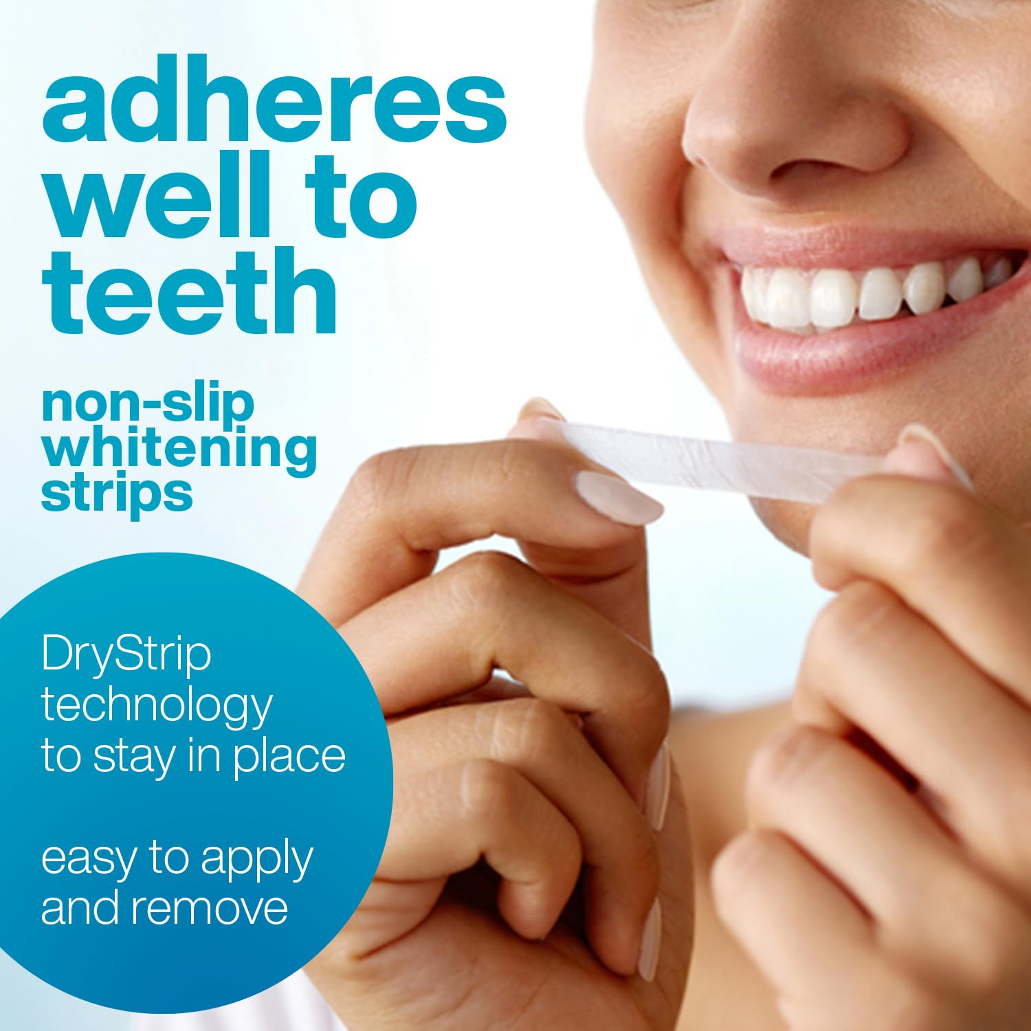 Aquasonic Teeth Whitening Strips - Dentist Quality - Easy Safe and Affordable Teeth Whitening - Fast Gentle Effective Whitening Strips for Teeth - Instant Results