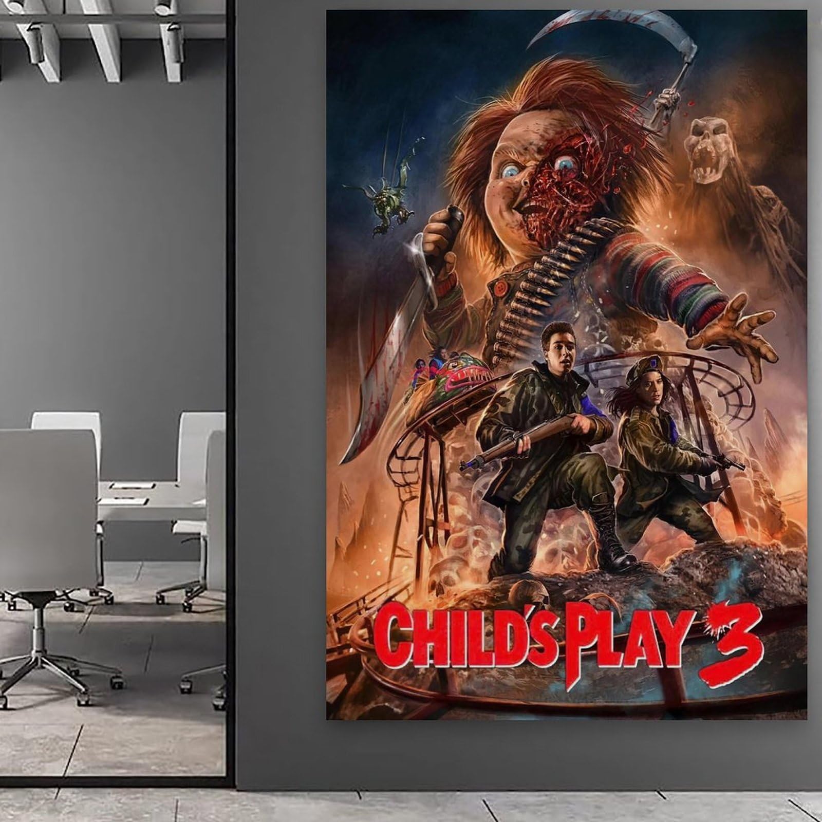 Amazon.co.jp: チャイルドプレイ3 1991 映画ポスター ポスター