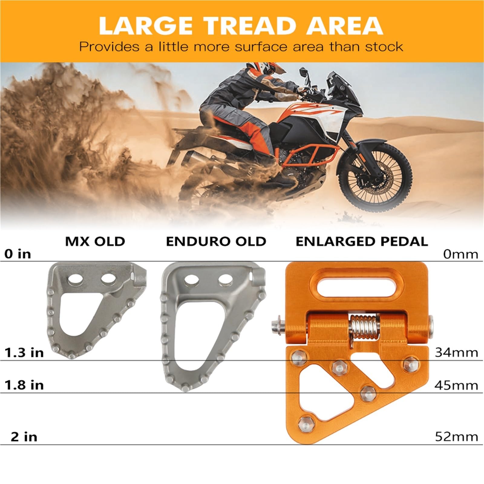 Zestaw linki sprzęgła motocykl Pasuje do EXC 300 XCW EXCF TPi 500 450 400 350 300 250 200 150 125 SX XC SXF XCF 2004-2023 tył motocykla końcówka pedału hamulca(2004-2016 BU)
