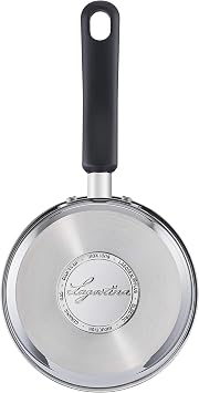 Lagostina Practical Casserole Fonda Long Handle for Induction, Grey, 14 cm, Steel 18/10