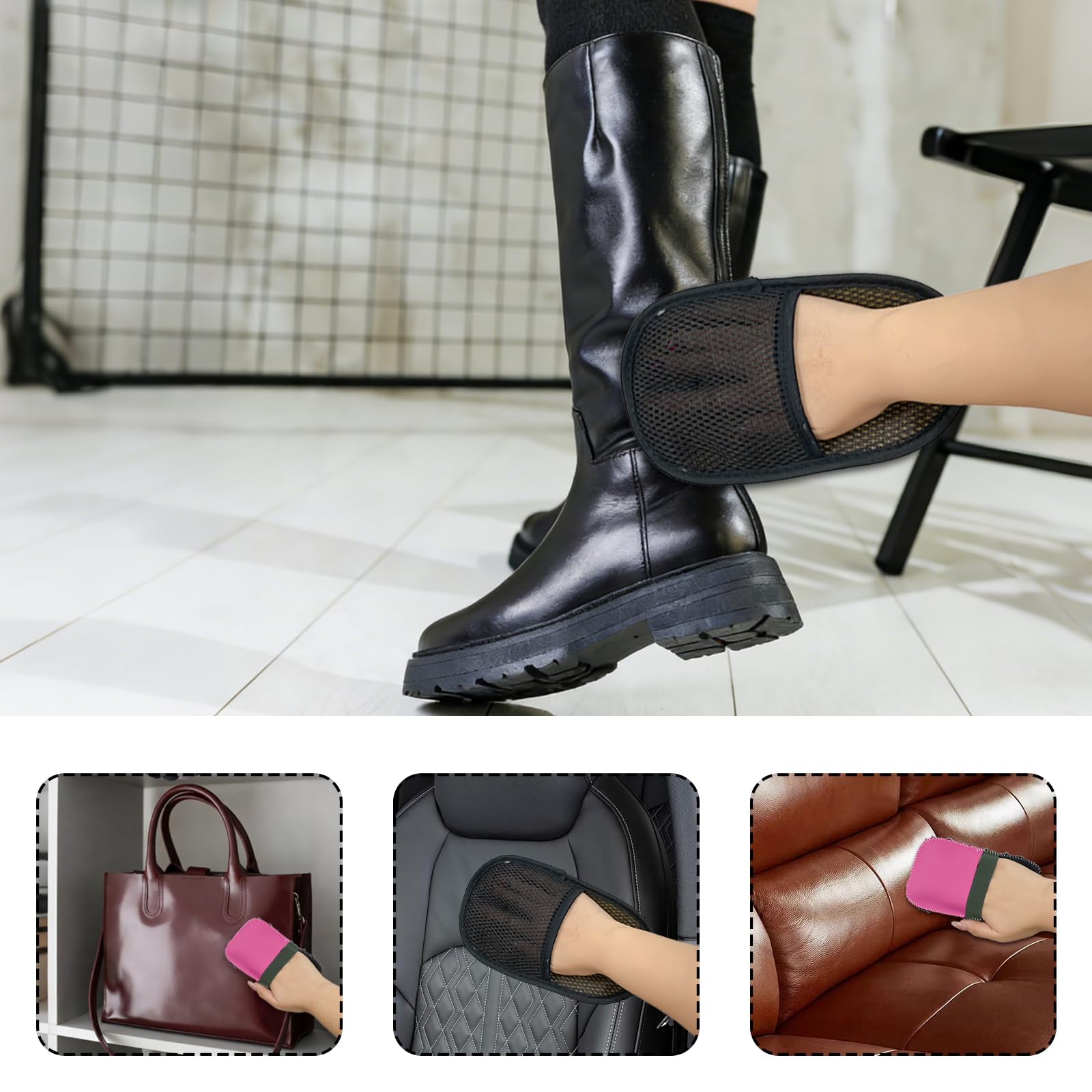 12 tensores de plástico para botas
