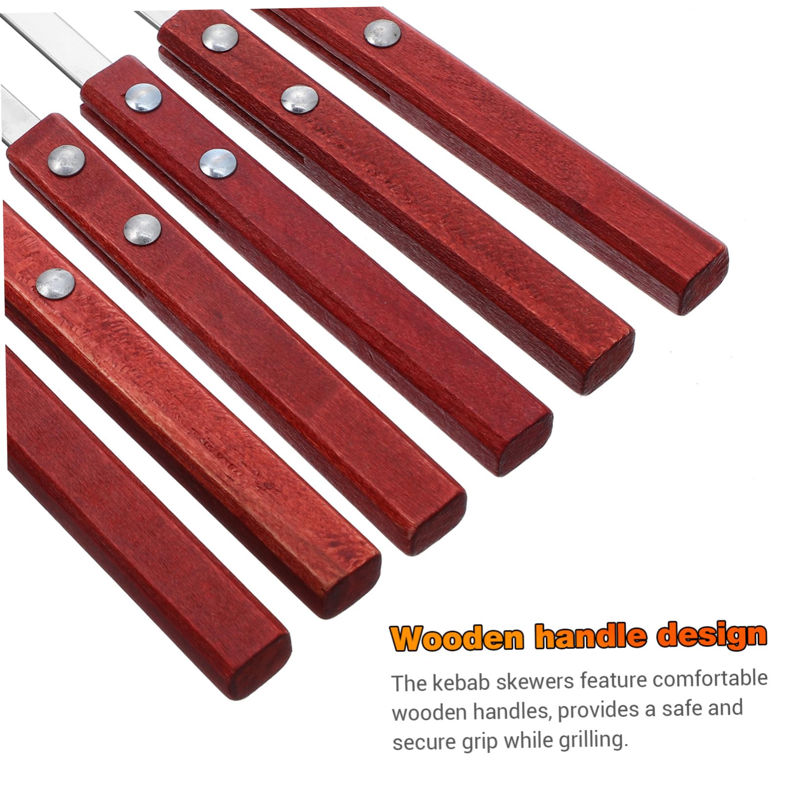 SUPVOX Pezzi Spiedini Per Barbecue In Acciaio Inox Bastoncini Per Barbecue Spiedini Per Grigliare Spiedini Per Barbecue Bastoncini Per Arrostire Barbecue Spiedini Spiedini In Acciaio