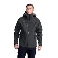 RevolutionRace Cyclone 3L Shell Jacket da Uomo, Giacca Impermeabile con Riflettori