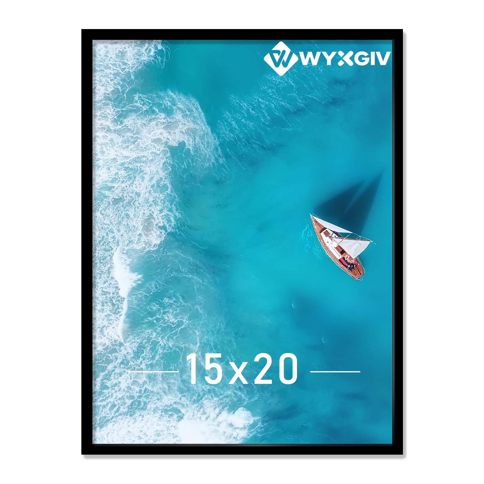 Wyxgiv Black 15x20 Picture Frame