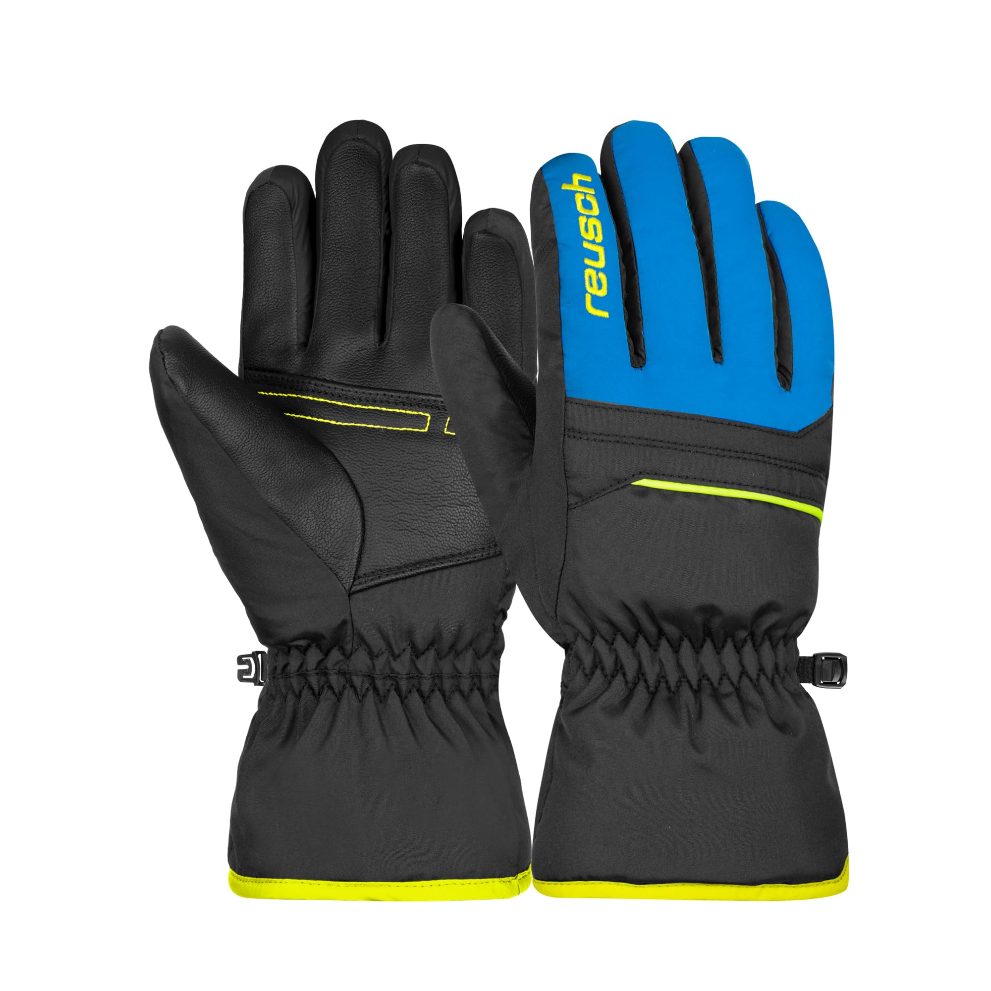 Reusch Alan Junior Warm, Windproof and Breathable Winter Gloves Ski Gloves for Children Kids Teenagers Girls and Boys with Elastic Cuffs