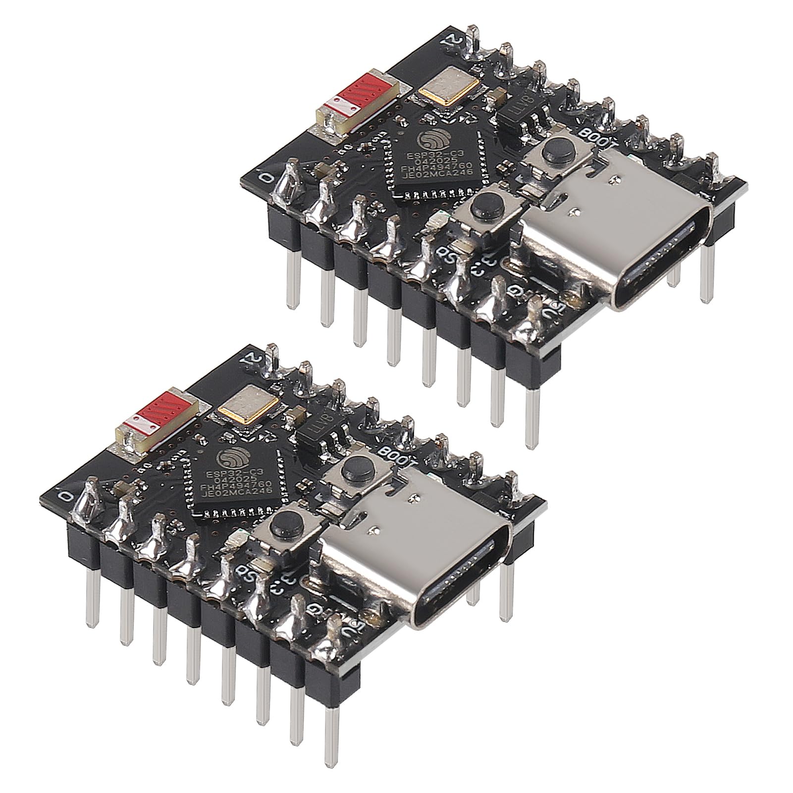 AITRIP 2PCS ESP32-C3 MINI Development Board ESP32 Supermini ESP32 C3 WiFi Module Expansion Board