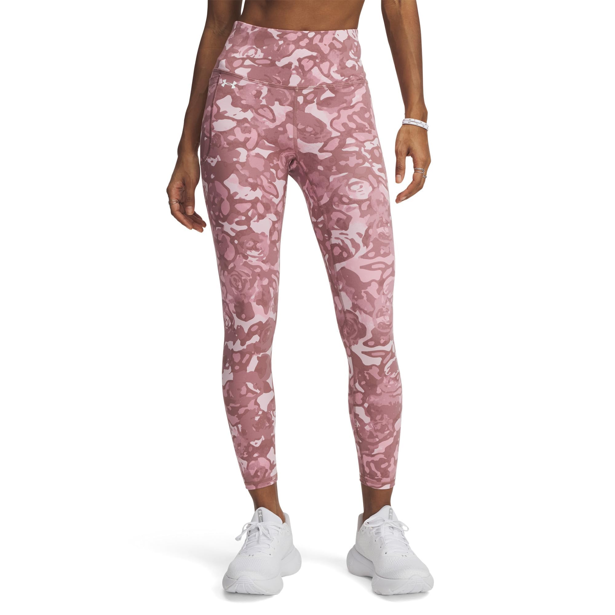 Leggings Under Armour elásticos de tobillo con estampado de movimiento 3