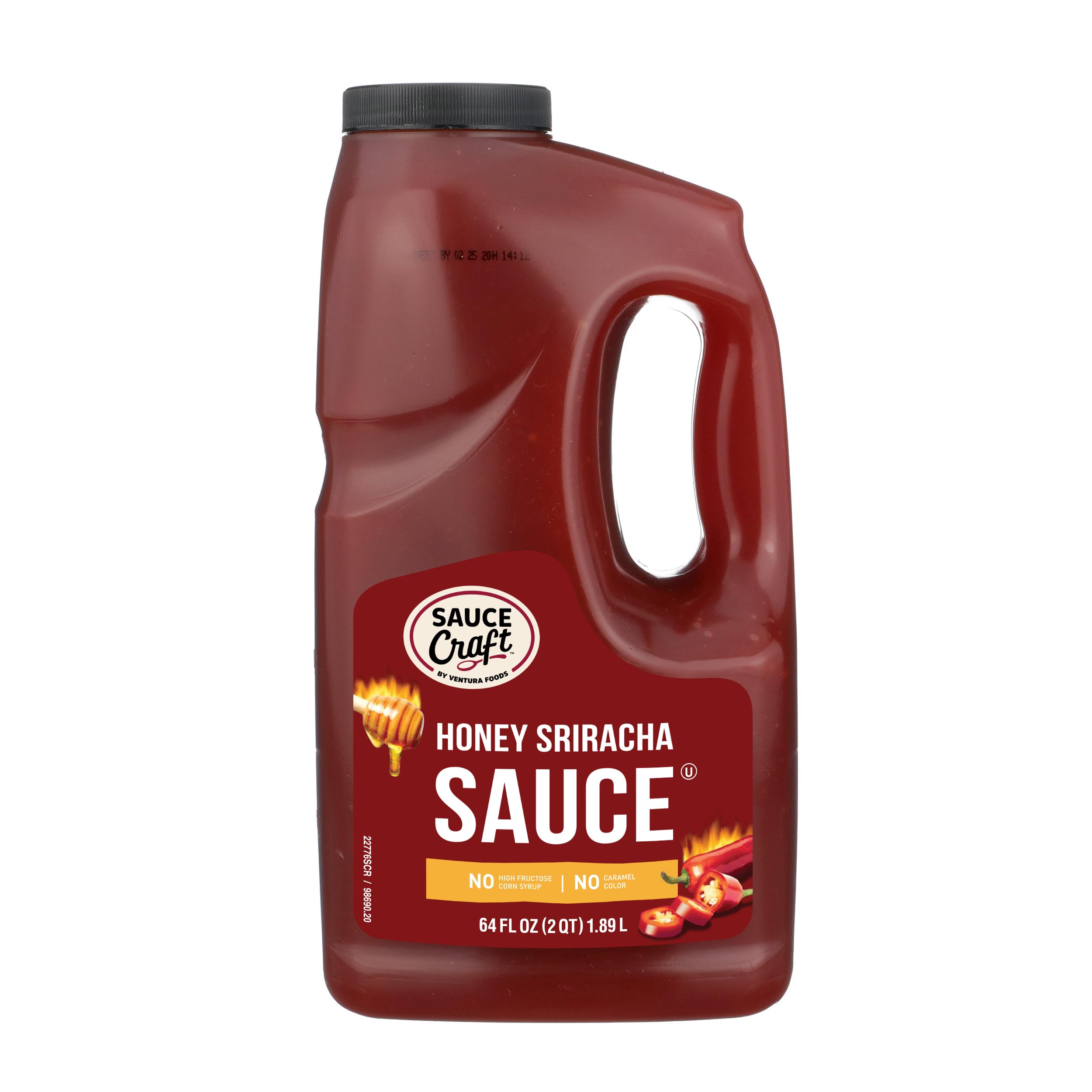 Sponsored Ad - LLC SauceCraft Honey Sriracha Sauce, Versatile, Globally Inspired Food Service Dipping Sauce Elevates Your Menu with Sweet Heat and Trend-Forward Flavor, 0.5 Gallon