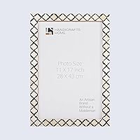Vista 7 de Handicrafts Home Marcos de fotos de 11 x 17 pulgadas, hechos a mano, arte para colgar en la pared, cuarto de bebé, invitados, sala de estar